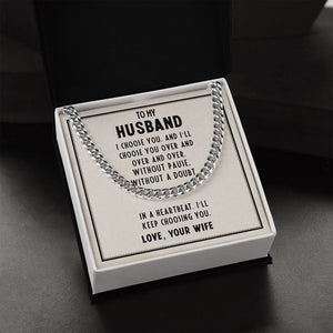 Men's Chain - To My Husband