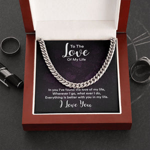 Men's Chain - To The Love Of My Life