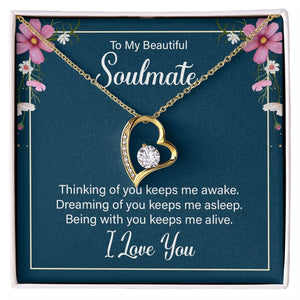 Forever Love Necklace - To My Soulmate