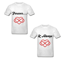 Cargar imagen en el visor de la galería, Forever and Always Adult Tagless T-Shirts
