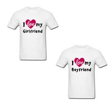 Load image into Gallery viewer, I Love My Girlfriend/Boyfriend Adult Tagless T-Shirts
