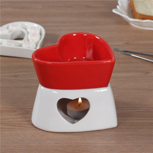 Heart Shaped Fondue Set