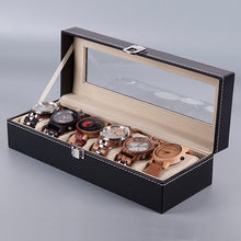 Carica l&#39;immagine nel visualizzatore di Gallery, Leatherette Watch Display Case
