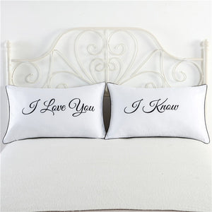 Matching Couple Pillowcases