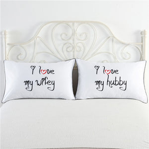 Matching Couple Pillowcases