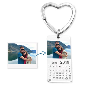 Personalized Photo Calendar Keychain