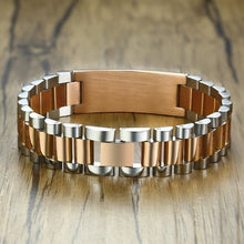 Carica l&#39;immagine nel visualizzatore di Gallery, Custom Engraved Mens Bracelet
