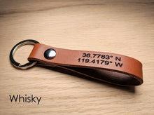 Carica l&#39;immagine nel visualizzatore di Gallery, Personalized Leather Keychain
