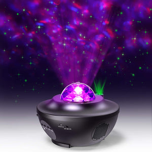 Starry Sky & Ocean Waves Projector with Bluetooth Speaker