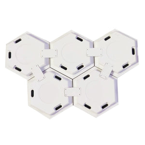 Multi-coloured LED Touch Sensitive Hexagon Lamp