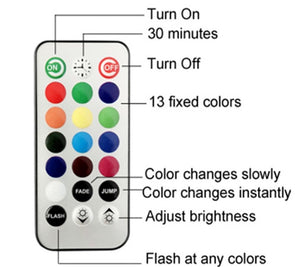 Multi-coloured LED Touch Sensitive Hexagon Lamp