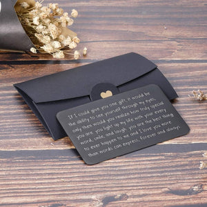 Engraved Wallet Insert