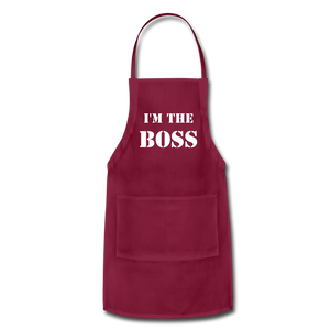 Boss Apron - burgundy