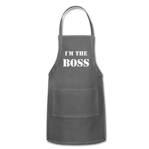 Boss Apron - charcoal