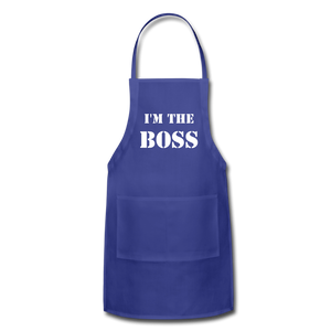 Boss Apron - royal blue