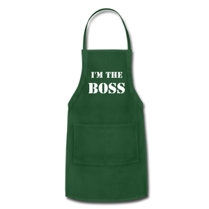 Boss Apron - forest green