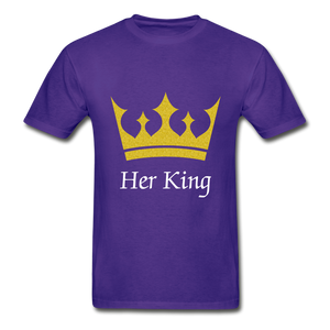 Her King & His Queen Adult Tagless T-Shirts