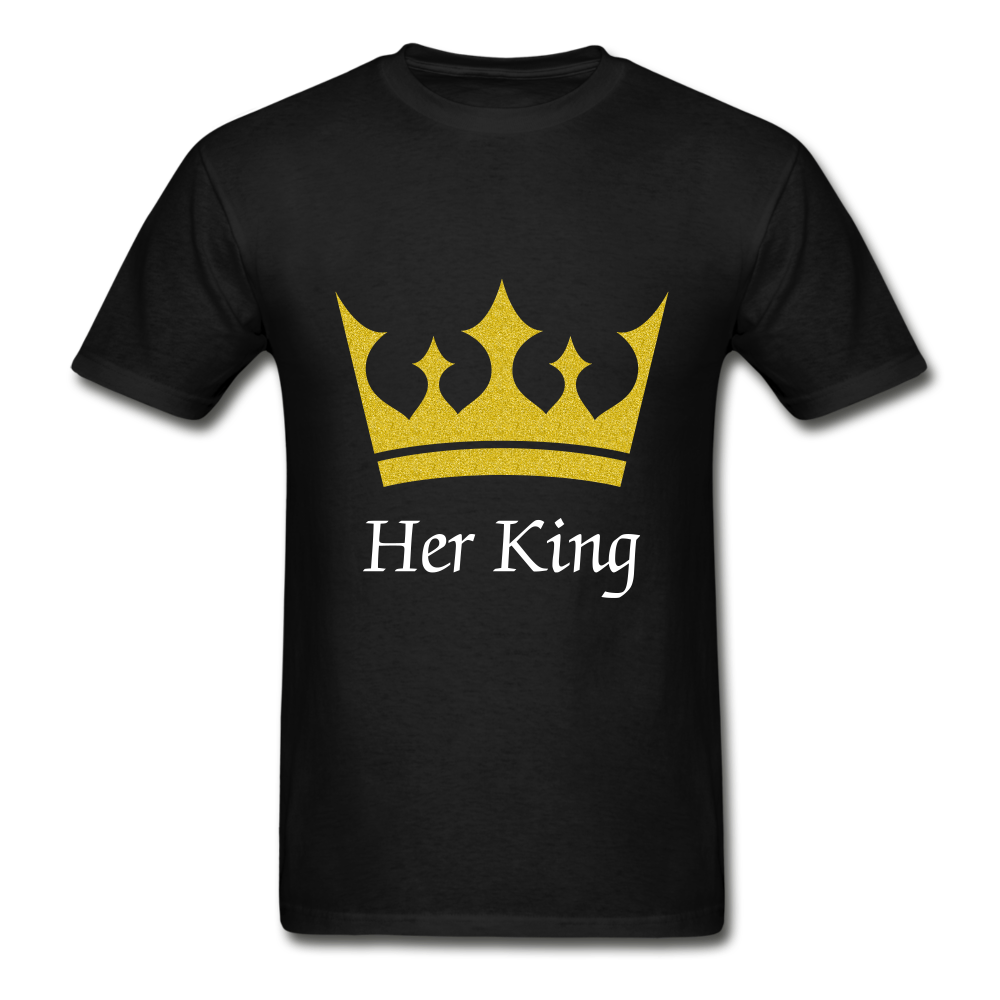 Her King & His Queen Adult Tagless T-Shirts