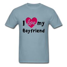 Load image into Gallery viewer, I Love My Girlfriend/Boyfriend Adult Tagless T-Shirts
