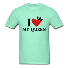 Load image into Gallery viewer, I Love My King/My Queen Adult Tagless T-Shirts
