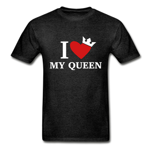 I Love My King/My Queen Adult Tagless T-Shirts