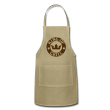 Carica l&#39;immagine nel visualizzatore di Gallery, King Of The Grill Adjustable Apron - khaki
