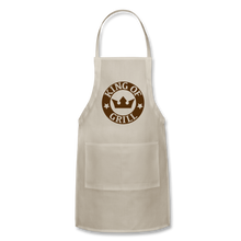 Carica l&#39;immagine nel visualizzatore di Gallery, King Of The Grill Adjustable Apron - natural
