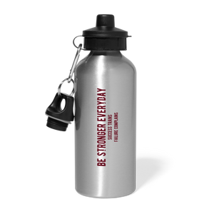 Stronger Water Bottle - silver