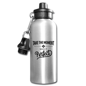 Take the Moment Water Bottle - silver