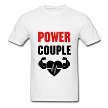 Load image into Gallery viewer, Power Couple Adult Tagless T-Shirt - white
