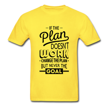 Load image into Gallery viewer, Goal Adult Tagless T-Shirt - yellow
