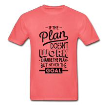 Load image into Gallery viewer, Goal Adult Tagless T-Shirt - coral
