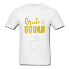 Load image into Gallery viewer, Bride&#39;s Squad Adult Tagless T-Shirt - white
