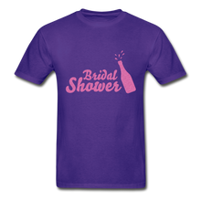 Load image into Gallery viewer, Bridal Shower Adult Tagless T-Shirt - purple
