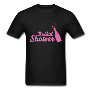 Bridal Shower Adult Tagless T-Shirt - black