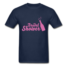 Load image into Gallery viewer, Bridal Shower Adult Tagless T-Shirt - navy
