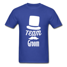 Load image into Gallery viewer, Team Groom Adult Tagless T-Shirt - royal blue
