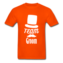 Load image into Gallery viewer, Team Groom Adult Tagless T-Shirt - orange
