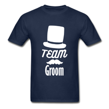 Load image into Gallery viewer, Team Groom Adult Tagless T-Shirt - navy
