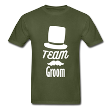 Load image into Gallery viewer, Team Groom Adult Tagless T-Shirt - military green
