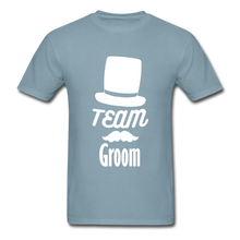 Load image into Gallery viewer, Team Groom Adult Tagless T-Shirt - stonewash blue
