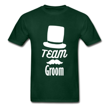 Load image into Gallery viewer, Team Groom Adult Tagless T-Shirt - forest green
