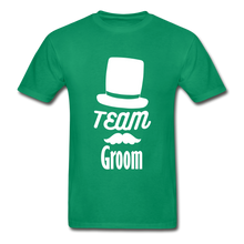 Load image into Gallery viewer, Team Groom Adult Tagless T-Shirt - kelly green
