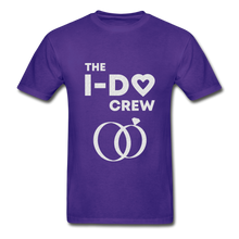 Load image into Gallery viewer, I Do Crew Adult Tagless T-Shirt - purple
