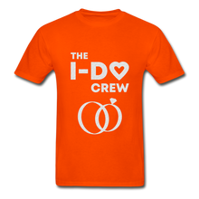 Load image into Gallery viewer, I Do Crew Adult Tagless T-Shirt - orange
