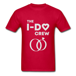 I Do Crew Adult Tagless T-Shirt - red