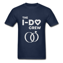 Load image into Gallery viewer, I Do Crew Adult Tagless T-Shirt - navy
