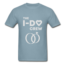 Load image into Gallery viewer, I Do Crew Adult Tagless T-Shirt - stonewash blue
