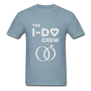 I Do Crew Adult Tagless T-Shirt - stonewash blue