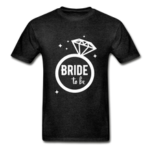 Load image into Gallery viewer, Bride To Be Adult Tagless T-Shirt - charcoal gray
